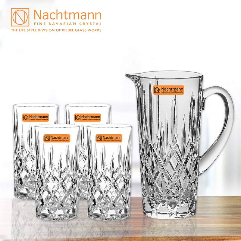 奈赫曼无铅水晶玻璃冷水壶套装