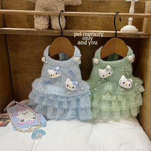 毛衣秋冬猫咪毛绒外套宠物 长袖 INS新款 马尔济斯狗狗年装