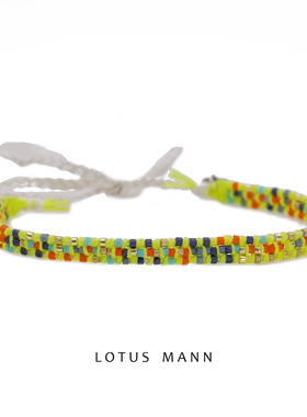 路塔斯曼黄色友谊多彩手链