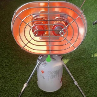 BRS H22兄弟双头取暖炉气炉野营露营多用烧烤炉猫头鹰可烧液化气