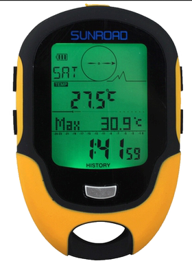 Sunroad高度计海拔表登山提醒北斗定位GPS导航FR510气压表FR500