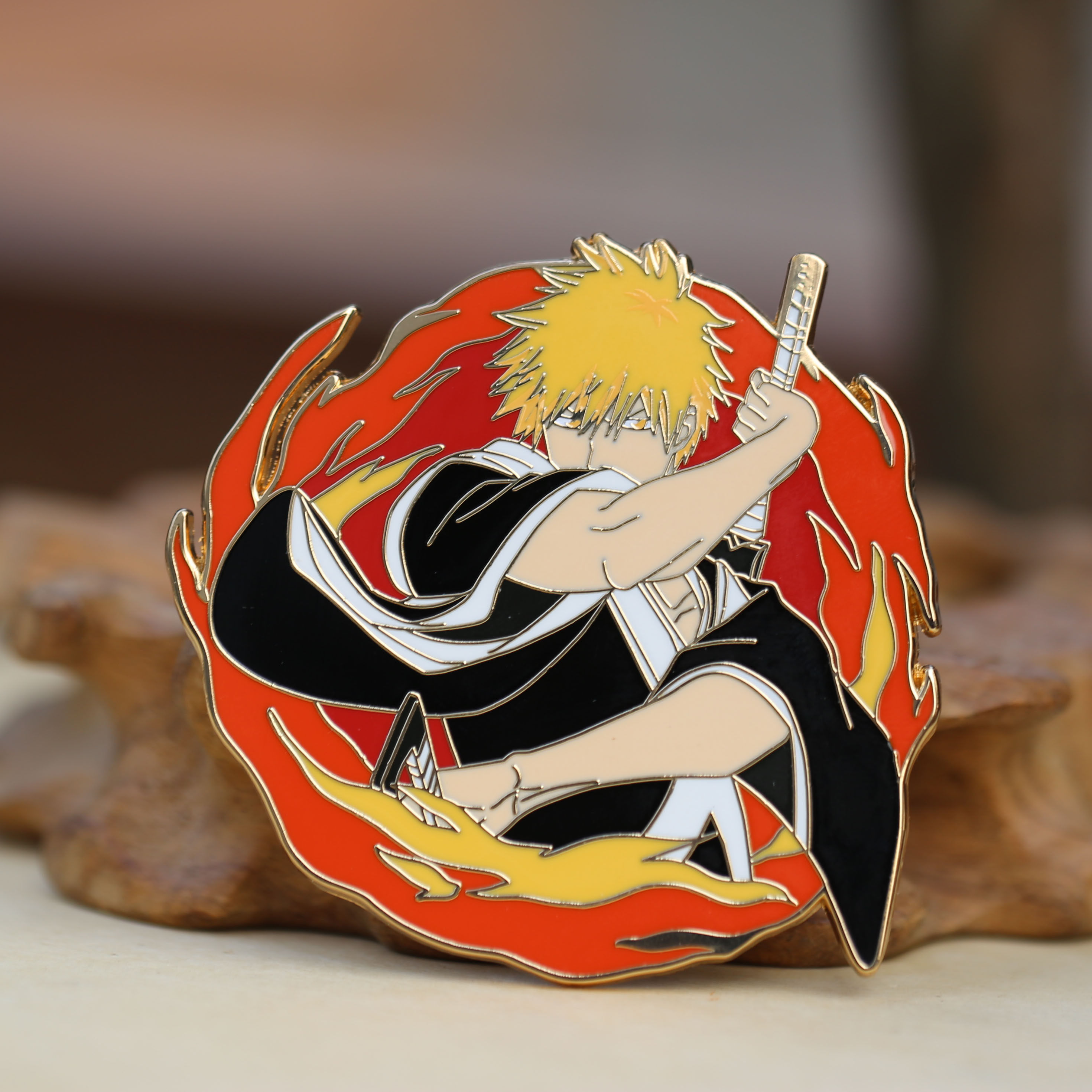 《境·界》死神黑崎一护金属胸针