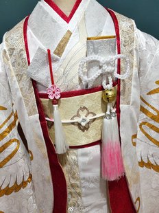 崩坏3cos八重樱无垢莲华白无垢和服cosplay服 定制 翼方阁