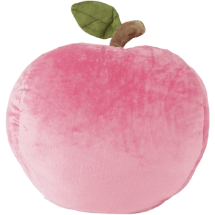 Q版苹果 卡通抱枕靠垫 苹果毛绒玩具 水果 平平安安 家居靠枕装饰