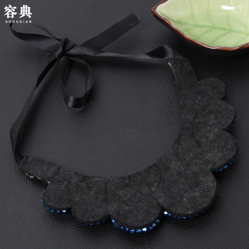 2019 NEW KOREAN VERSION WILD COLLAR SEVEN SEMI-CIRCLE CRYSTAL FALSE COLLAR JEWELRY FALSE COLLAR DECORATION NECKLACE