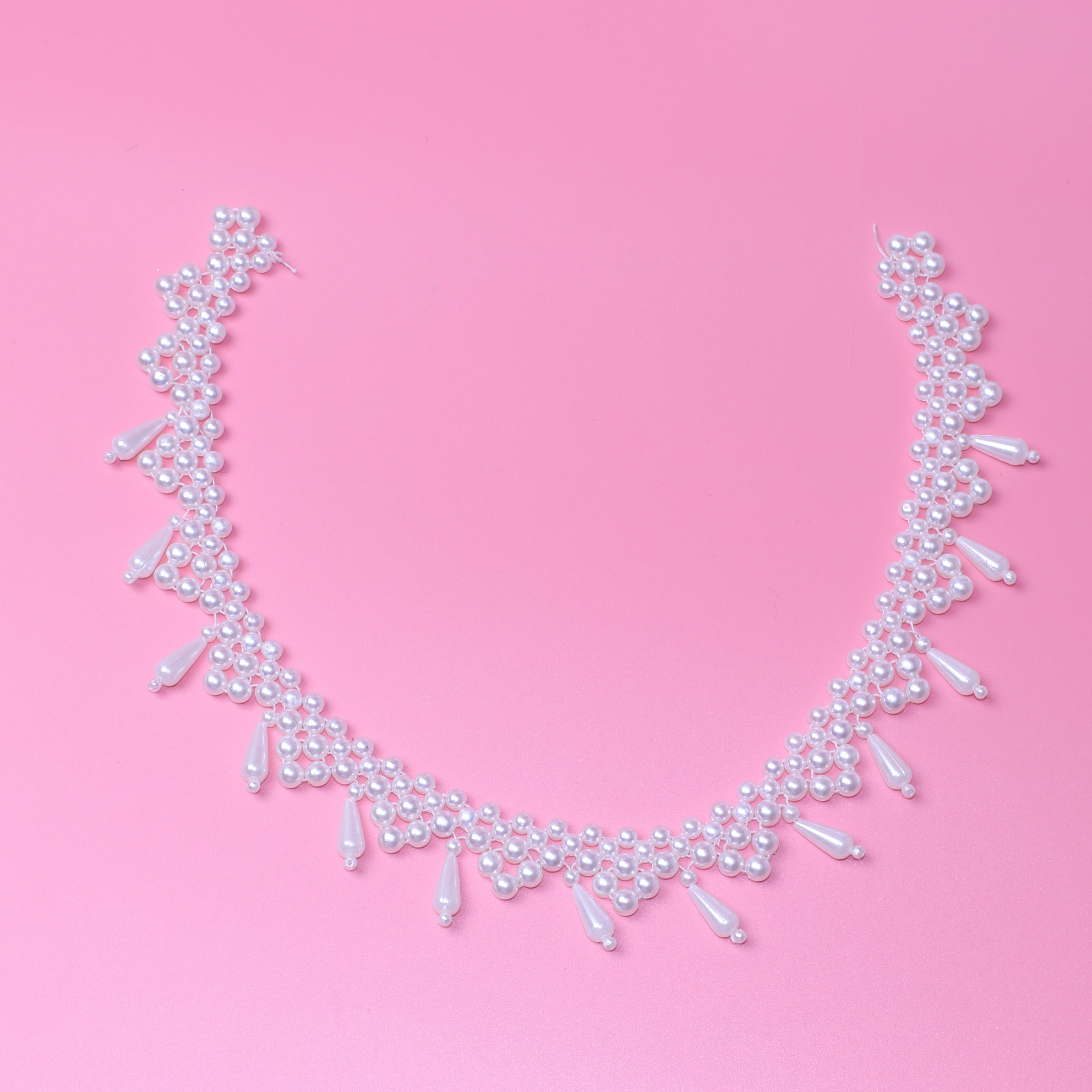 2019 SOUTH KOREAS NEW WATER DROP PEARL FALSE COLLAR NECKLACE WOMENS HANDMADE JEWELRY ACCESSORIES CLOTHING ACCESSORIES