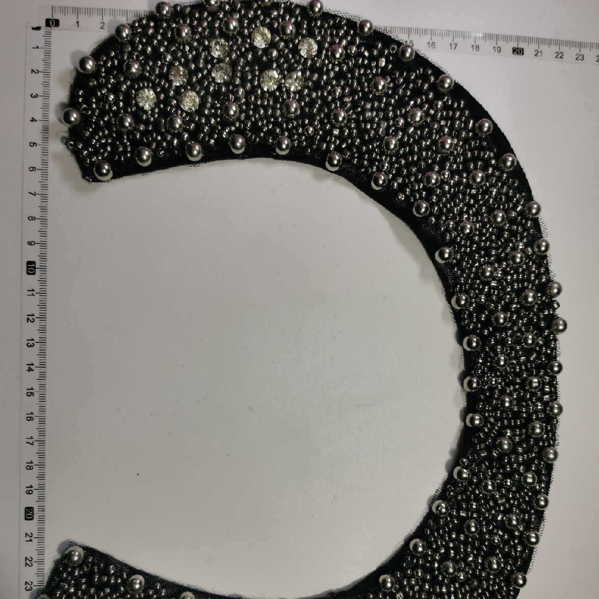 KOREA PERSONALITY JEWELRY SPARKLING DIAMOND PEARL FAKE COLLAR VERSATILE HANDMADE BEAD COLLAR NECKLACE