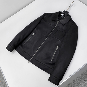 5037P395 25冬新款 白鸭绒鹿皮龙翻领羽绒服  控598图片