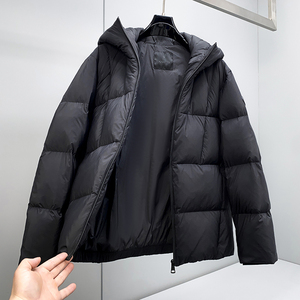 5170P450 25冬季新款 90%白鸭绒黑武士连帽羽绒服  控658图片