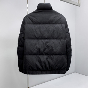 1830P365 25冬季新款 90%白鸭绒提花立领休闲羽绒服 控599图片