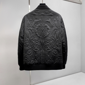 022 P385  2025秋冬高端重工艺刺绣款翻领棉服图片