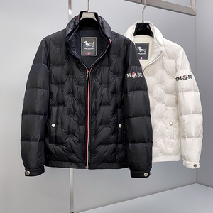 8736P430 25冬季新款 90%白鸭绒刺绣立领羽绒服  控598图片