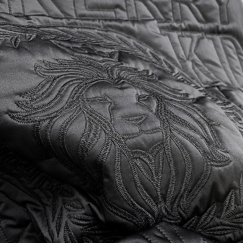 022P3852025秋冬高端重工艺刺绣款翻领棉服,男装棉衣,钱塘2019