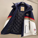 24957P57524冬季新款90%白鸭绒一手长微阔可脱卸帽羽绒服控758，男装羽绒服，钱塘2019