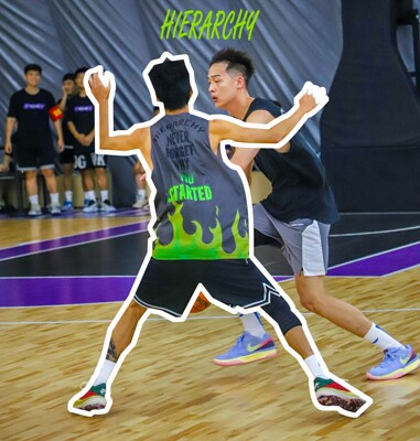 HIERARCHY/统治集团韩雨洋同款双面篮球背心健身训练运动透气速干