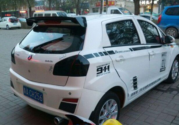 GEELY 영국 SC5-RV 자동차 리어 윙 영국 SC515 해치백 ABS 수정 고정 윈드 탑 윙 SC5 리어 윙