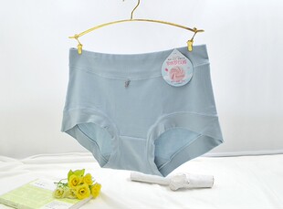 六条包邮曼丽妃w974女士螺纹莫代尔经典纯色中腰三角内裤