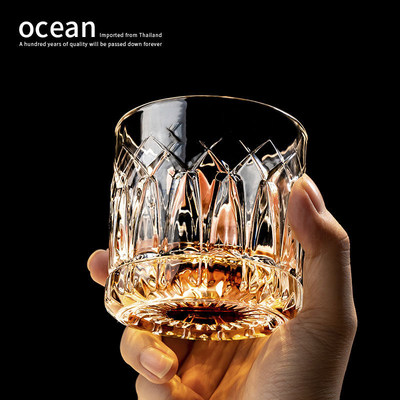 原装进口水晶玻璃威士忌杯烈酒洋酒杯啤酒杯多功能水杯果汁饮料杯