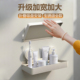 双吸盘置物架可折叠免打孔壁挂式 厨房卫生间墙上收纳架太空铝支架