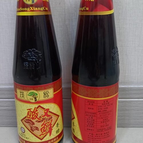 温州平阳茂松酸又鲜纯醋500ml/瓶纯粮酿造酸度5.5度凉拌瓶装香醋