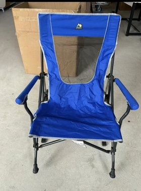 现货美国原装GCI outdoor户外高背扶手摇椅 野营 露营折叠便携椅