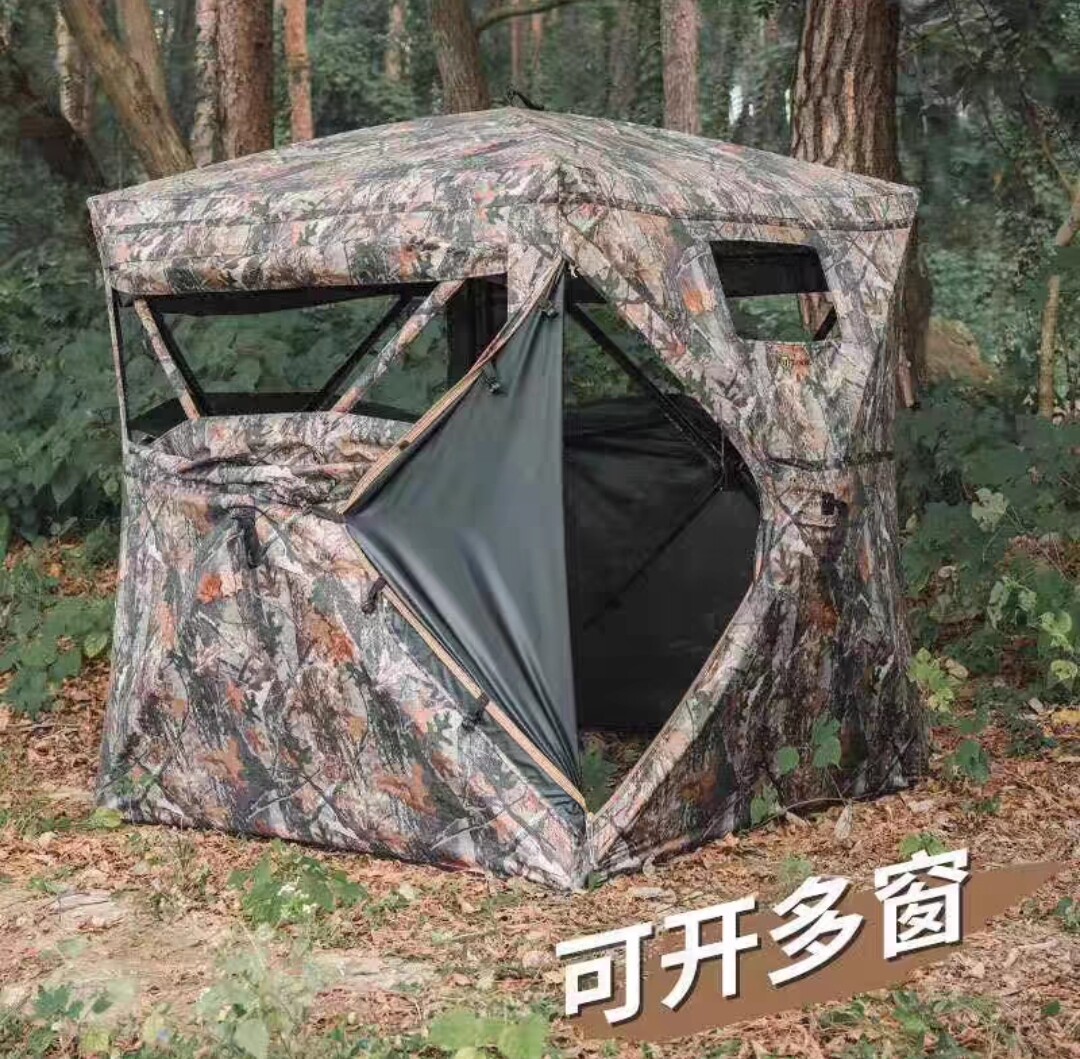 跨境观鸟帐篷向270deg透明可视狩猎帐速开防水户外露营帐篷