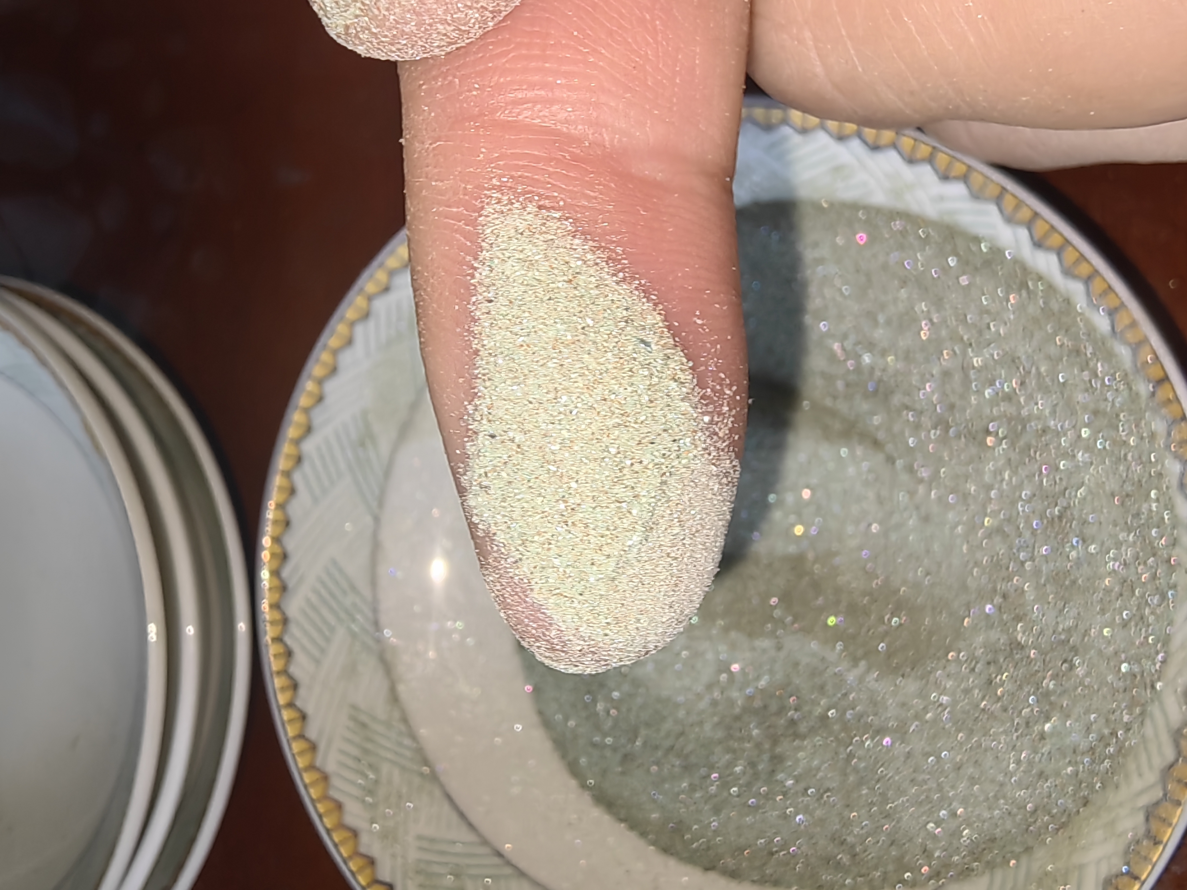 天然鲍鱼壳螺钿国画颜料白色紫色蓝色唐卡岩彩工笔重彩壁画袋装