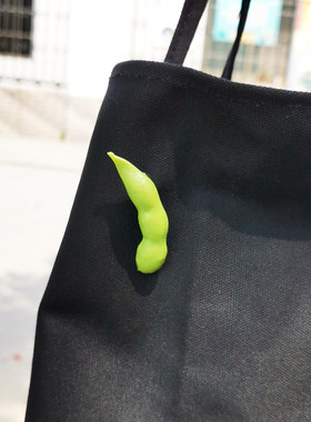 出乎意料的好看毛豆ins潮胸针