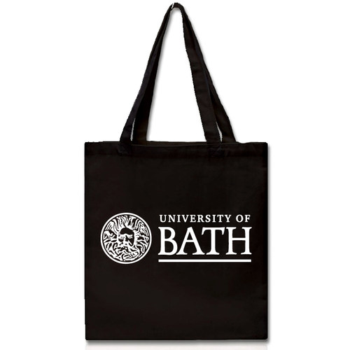 巴斯大学University of Bath新品帆布包留学纪念环保购物袋有拉链