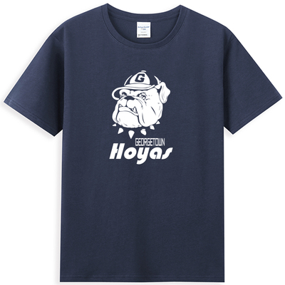 美国乔治城大学斗牛犬短袖