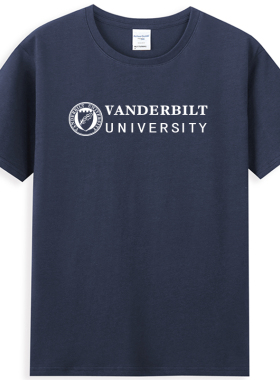 Vandy范德堡大学校服留学生Vanderbilt University文化衫短袖T恤