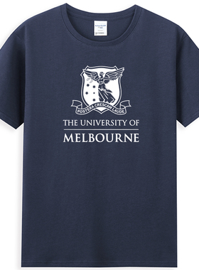 新品墨尔本大学T恤班服圆领Unimelb 短袖Melbourne U纪念品礼物