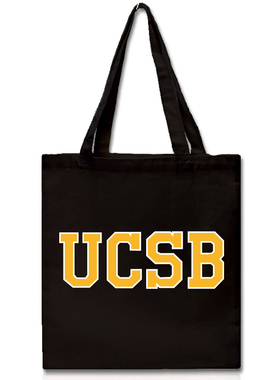 UCSB加州大学圣塔芭芭拉分校16安帆布包单肩帆布袋手提女拉链