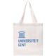 Ghent University留学纪念品根特大学帆布包单肩手提购物袋16安