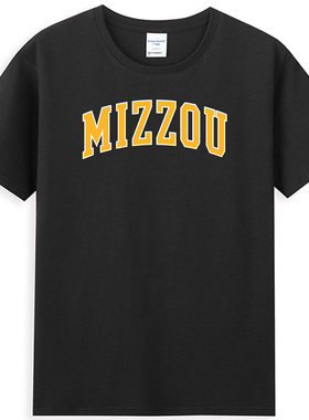 密苏里大学Mizzou短袖T恤纪念