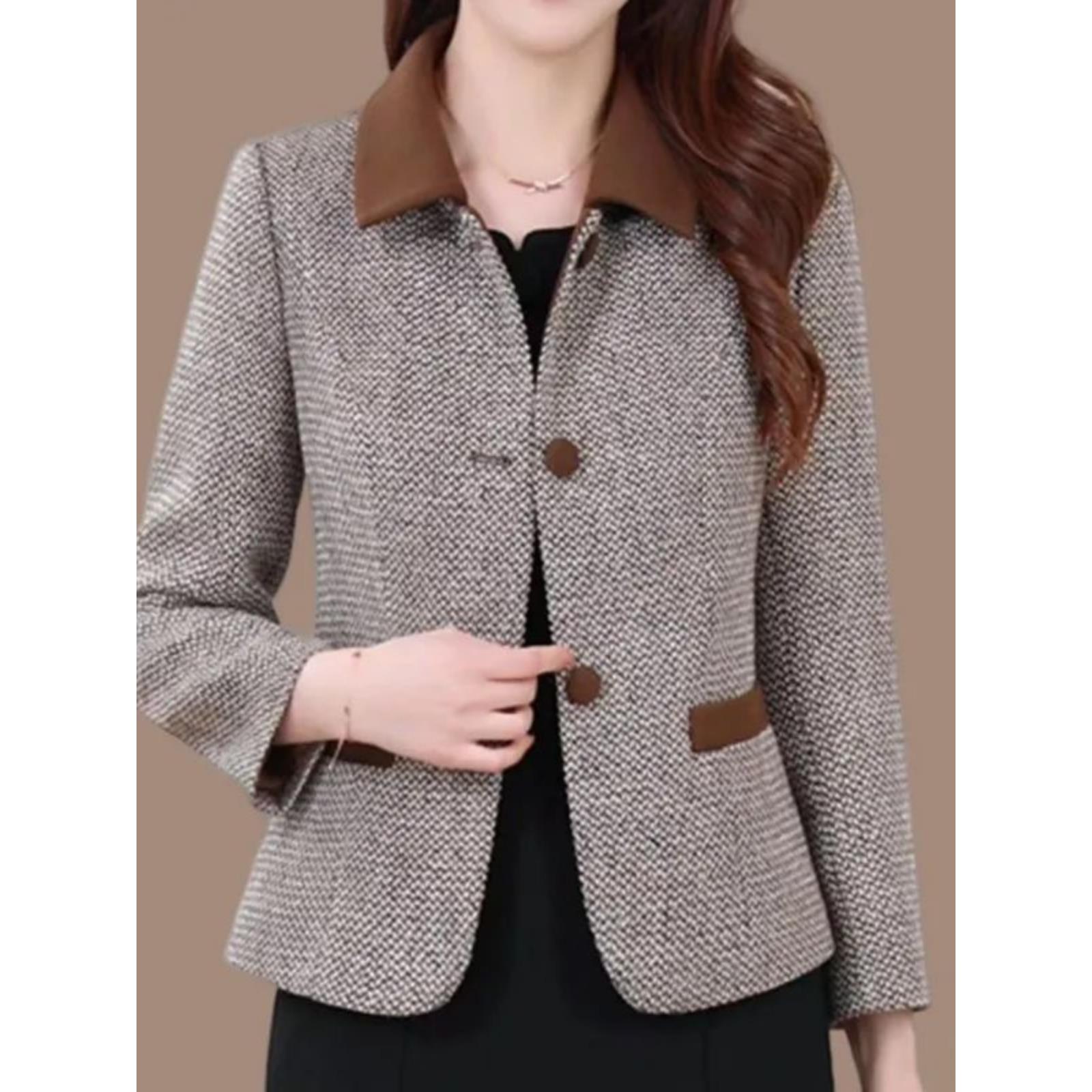 厂家直销价】小香风短款外套女2024新款春秋季小个子气质百搭上衣