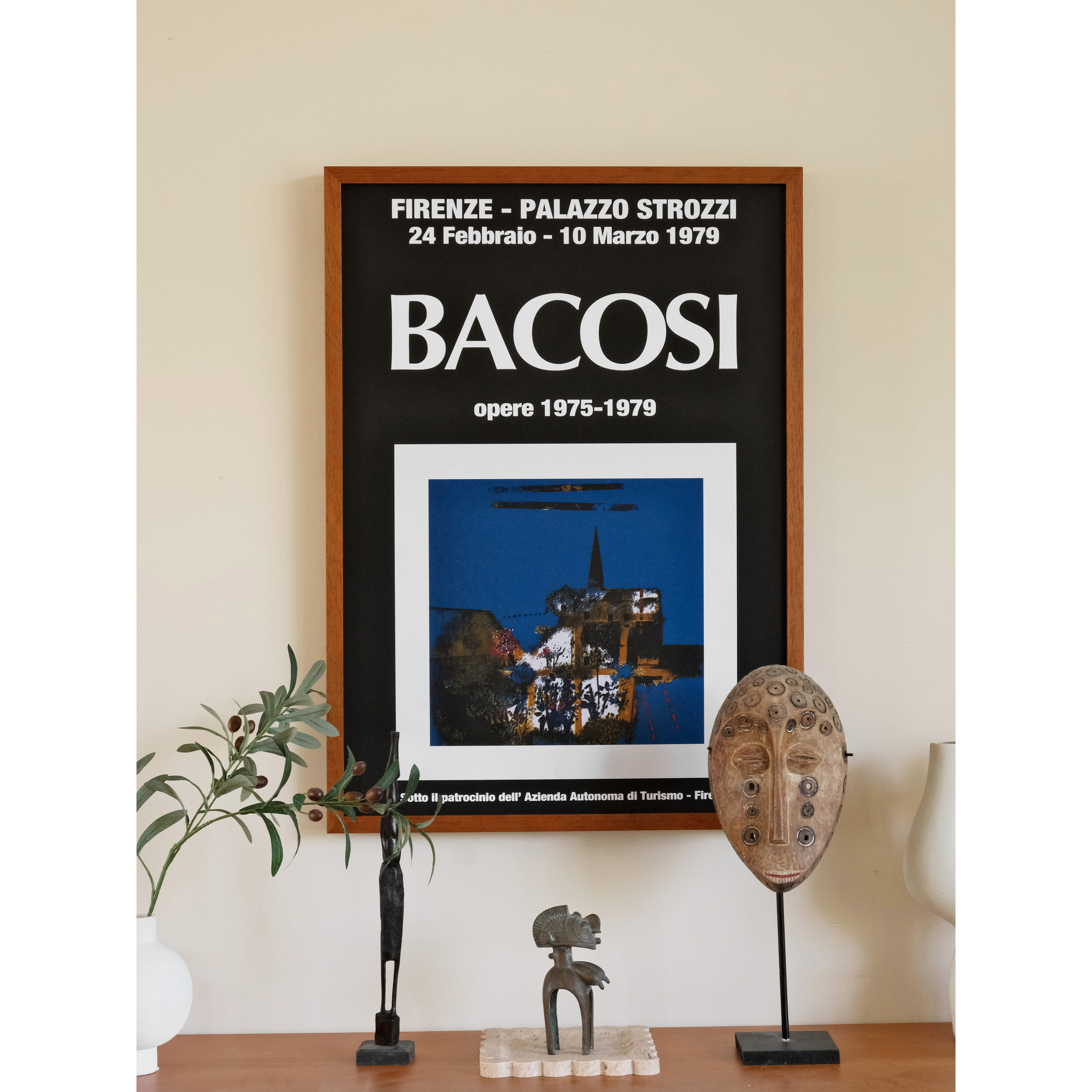 中古海报米罗几何艺术抽象挂画