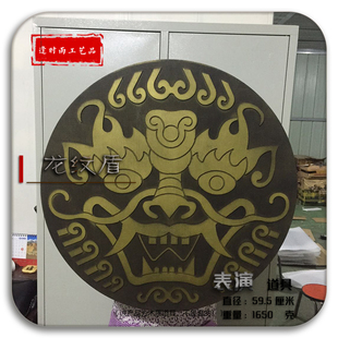 龙纹盾PVC材质古代兵器盾牌Cosplay影视舞台活动节目演出表演道具