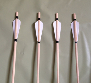 新款古代长箭木杆亚克力箭头玩具弓箭配件古装剧拍摄道具射箭儿童