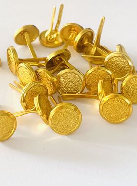 综合大檐帽两脚帽扣 大檐帽配饰 制服大盖帽配件 金色帽扣