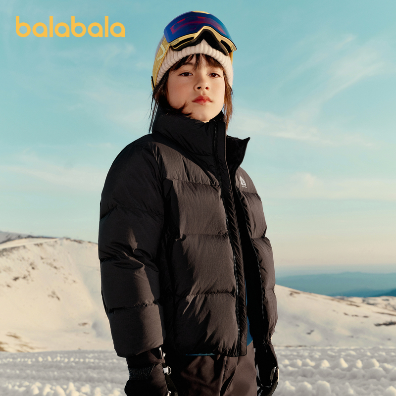 【bp】巴拉巴拉功能运动24冬羽绒服短款防寒防风90鸭绒户外中性