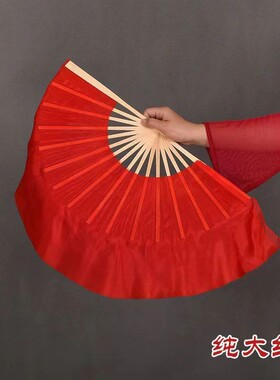 八真50368丝舞蹈寸小红扇考级儿童蹈扇扇子云南花鼓灯胶州舞秧歌