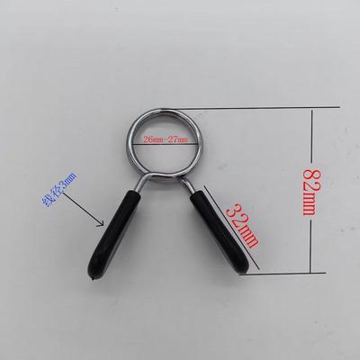 杠铃快速卡扣奧杆50哑铃螺母杠杆固定夹卡簧锁扣套2.5cm哑铃配件