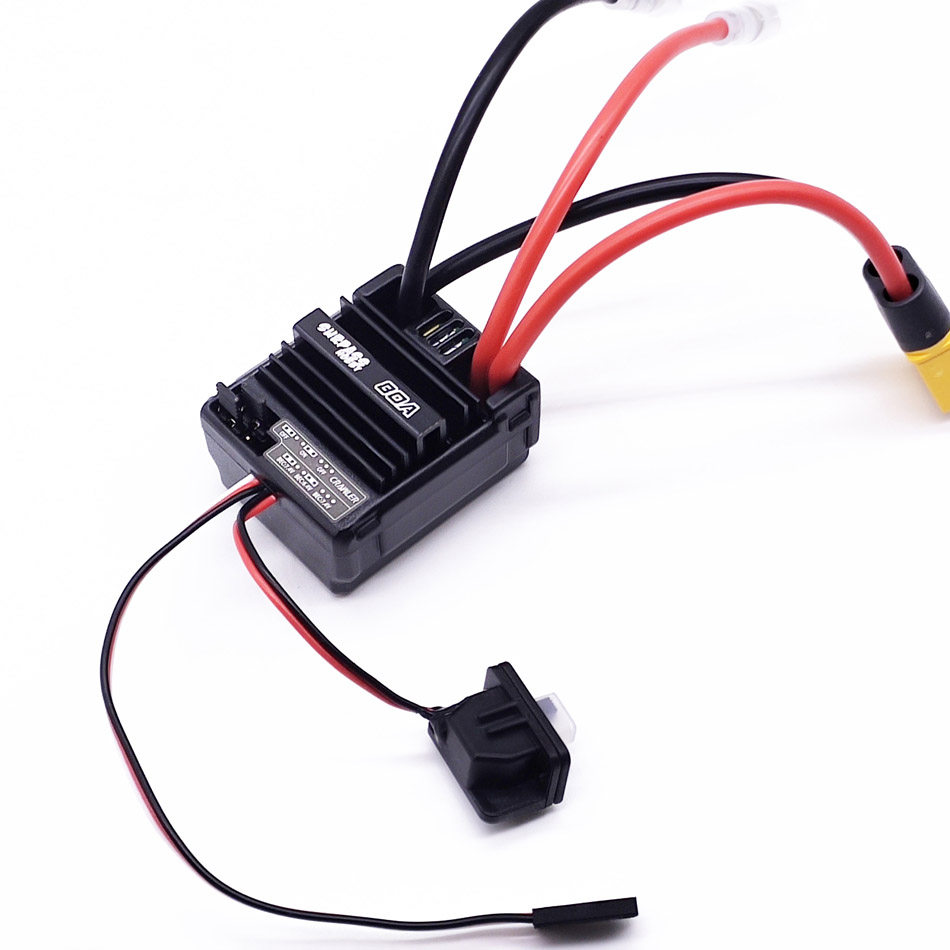 SURPASS HOBBY 완전 방수 80A 브러시 ESC 540|550 모터 클라이밍 카 7.4V 고전압 BEC