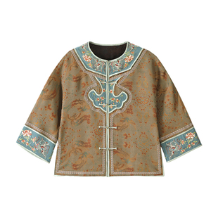 245245 凤求凰宋锦绣花外套 凤轩阁 「锦云裁秋」新中式