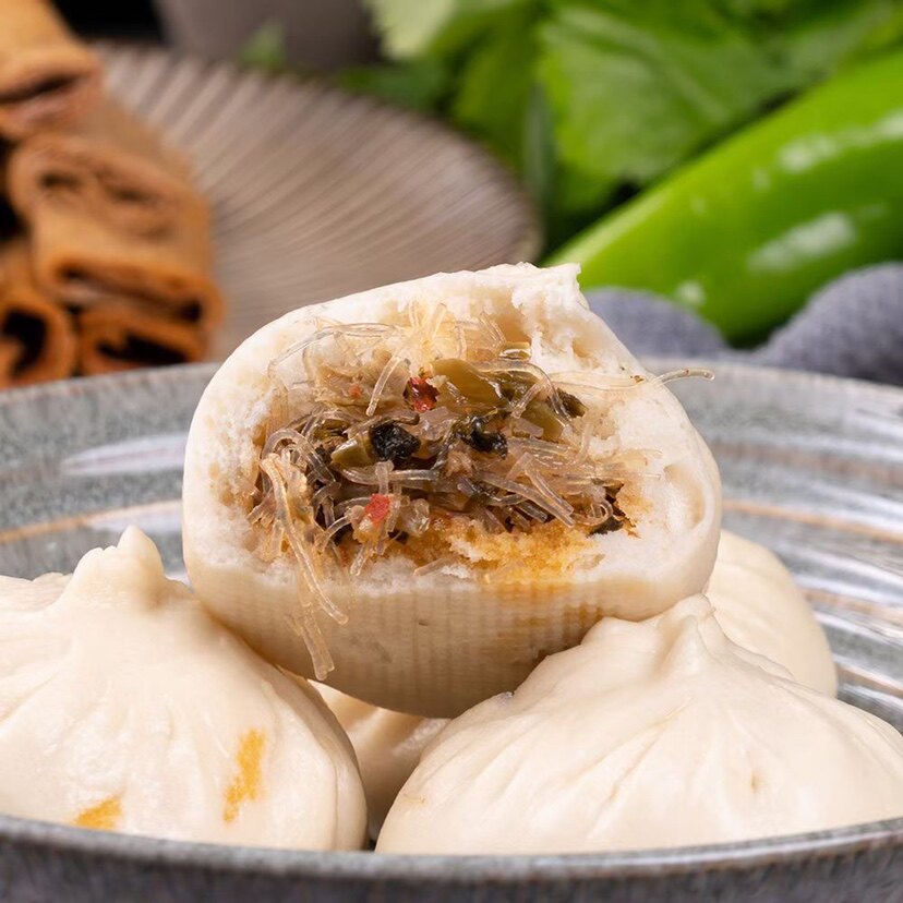 梁妈家厨鲜肉包香菇土猪肉包子纯手工老面发酵无添加健康早餐顺丰