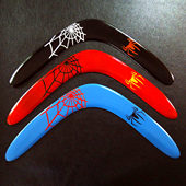 专业回旋镖手工精制木质回旋镖回力镖飞去来器回力标蜘蛛侠回形镖