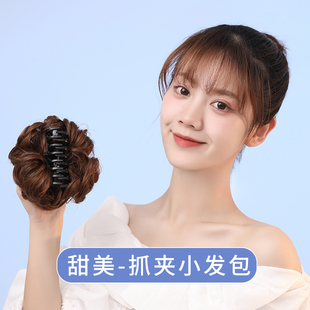 假发女盘发器丸子头发饰卷发圈短发抓夹发夹头饰成人花苞头花饰品