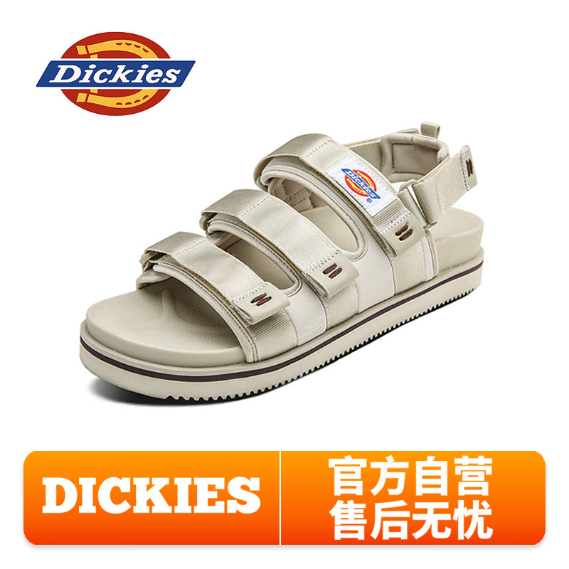 Dickies凉鞋情侣款2026夏季厚底运动沙滩鞋防滑耐磨一鞋两穿拖鞋