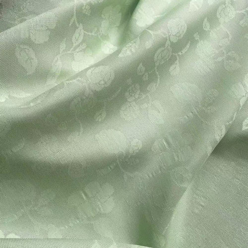 四经绞罗百分百桑蚕丝真丝面料布料晨曦丝绸山茶纹汉服新中式上衣